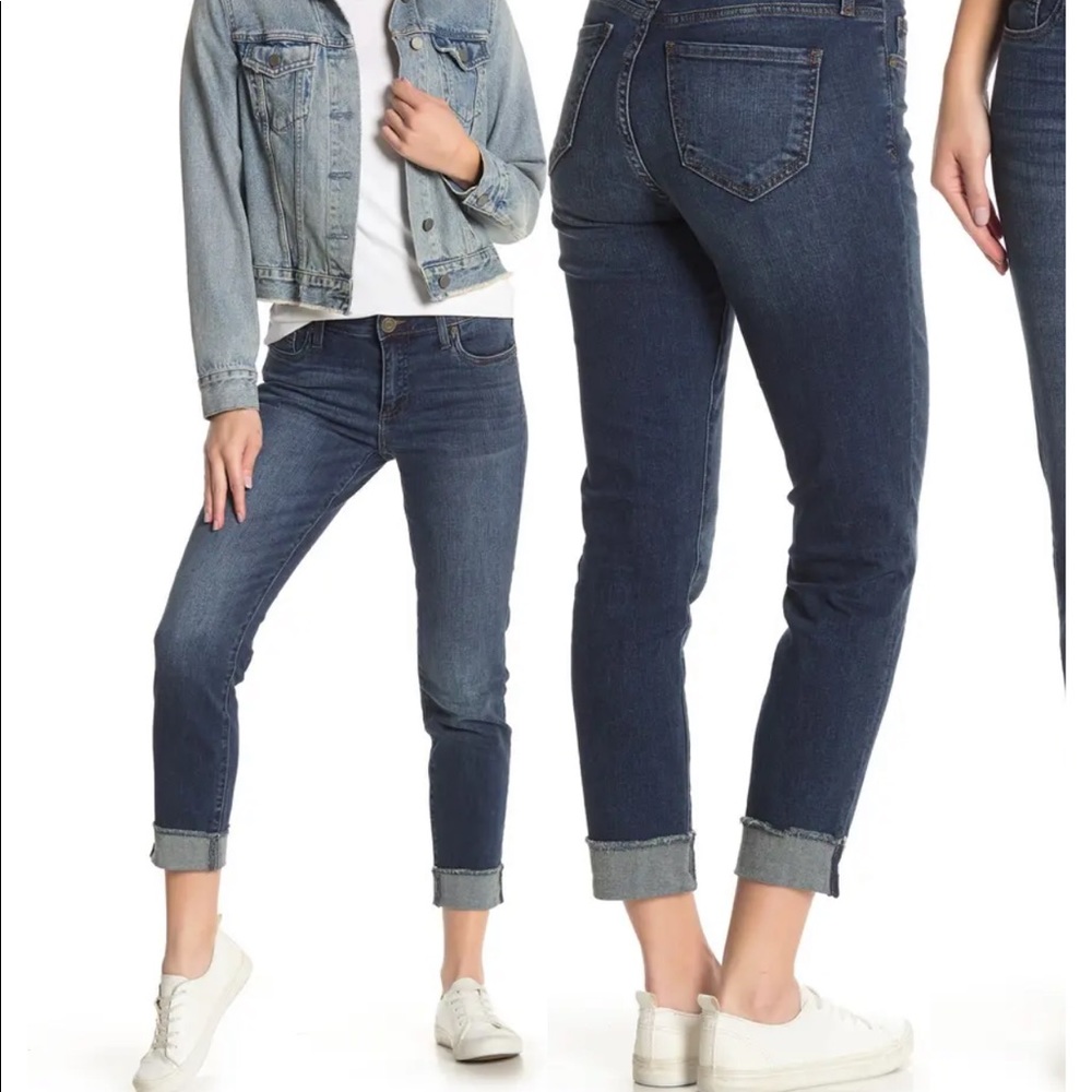 PETITE Asher Straight Leg Ankle Jeans
KUT FROM THE KLOTH. NWT.  2 petite